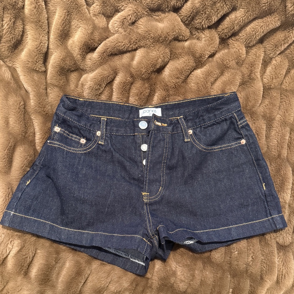 Parke Denim Mini Shorts